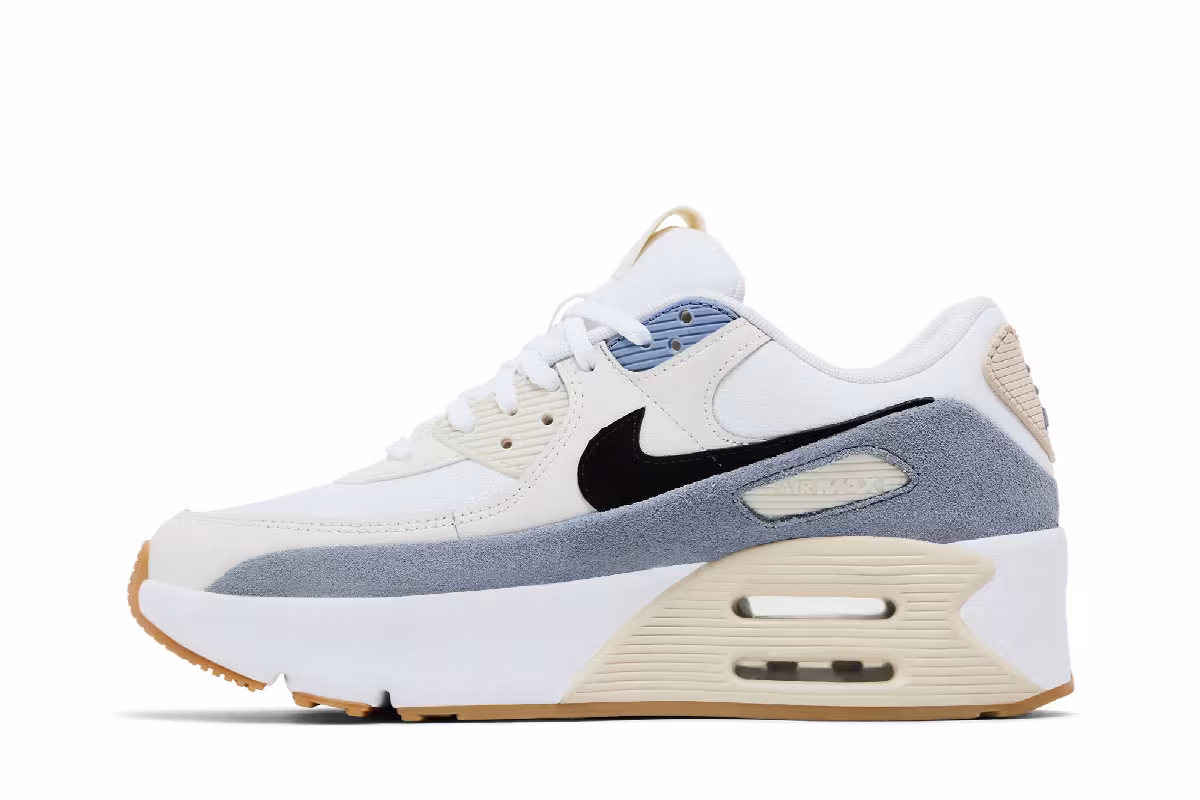Nike Women's Air Max 90 LV9 Ashen Slate Light Orewood, view 4
