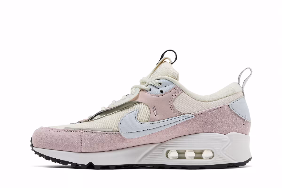 Nike Women's Air Max 90 Futura Pale Ivory Platinum Violet, view 4