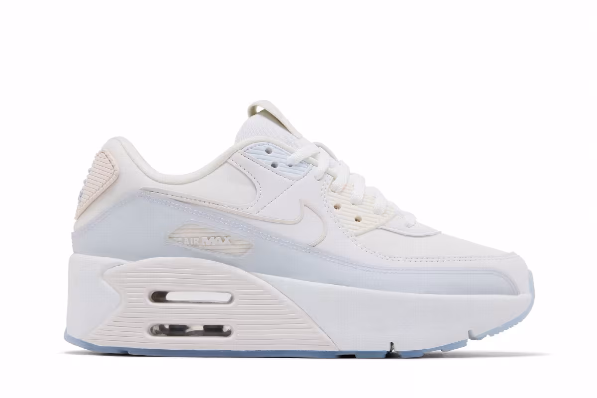 Nike Women's Air Max 90 LV8 Glacier Blue, view 2