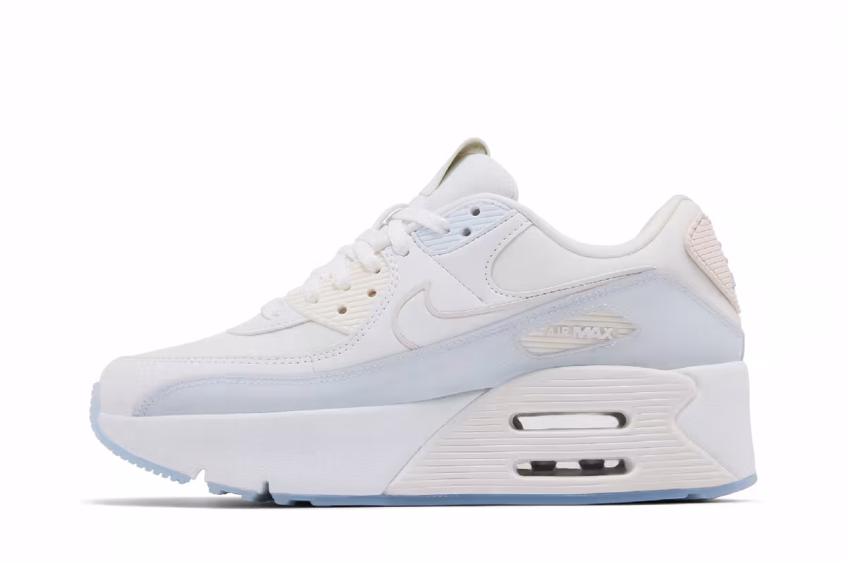 Nike Women's Air Max 90 LV8 Glacier Blue, view 4