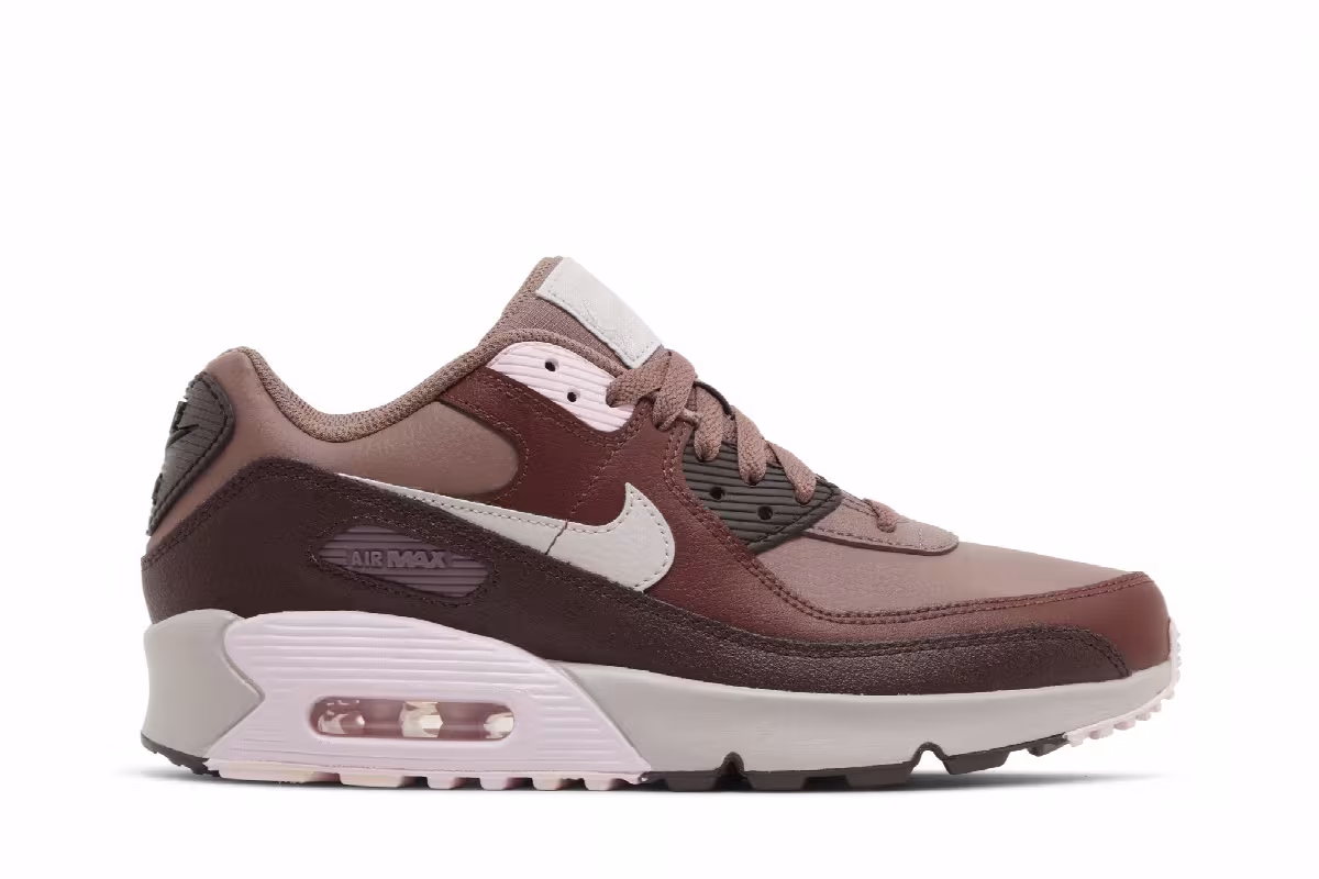 Nike Air Max 90 Leather GS Smokey Mauve Earth, view 2