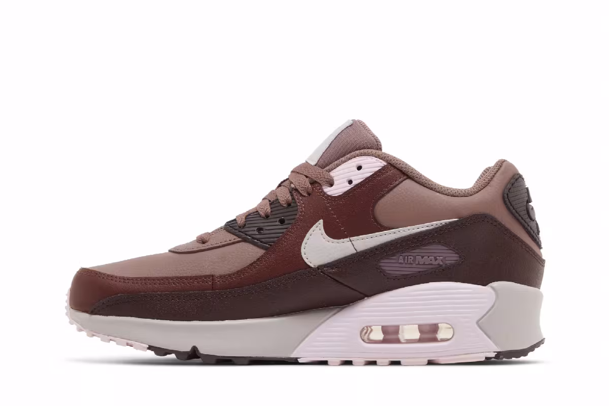 Nike Air Max 90 Leather GS Smokey Mauve Earth, view 4