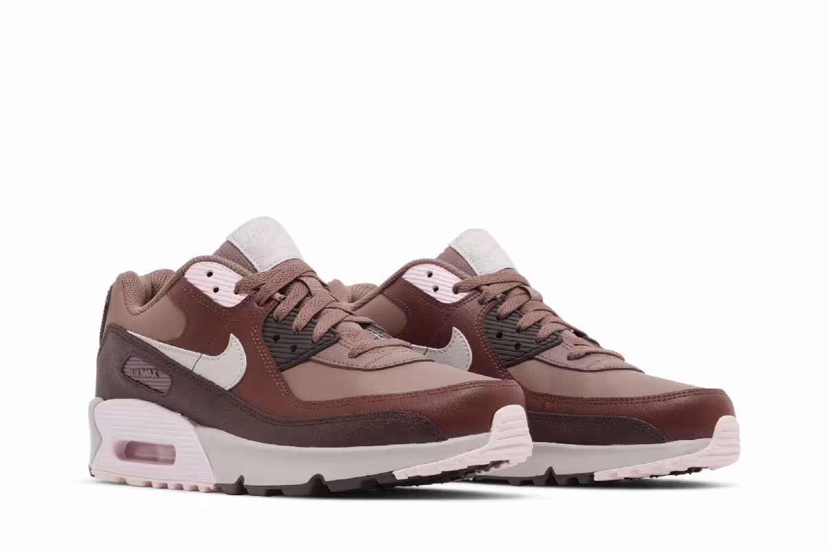 Nike Air Max 90 Leather GS Smokey Mauve Earth, view 9