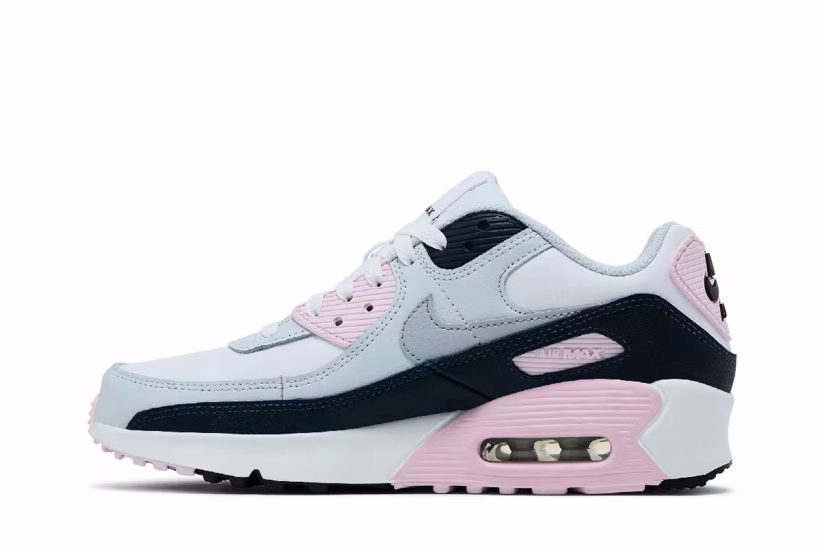 Nike Air Max 90 GS Pink Foam Armory Navy, view 4