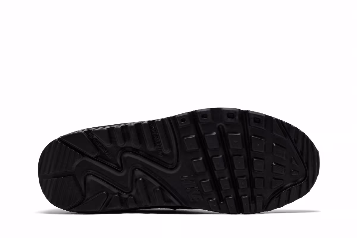Nike Air Max 90 GS Triple Black 2024, view 5