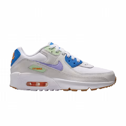 Nike Air Max 90 Leather GS 'White Purple Pulse'