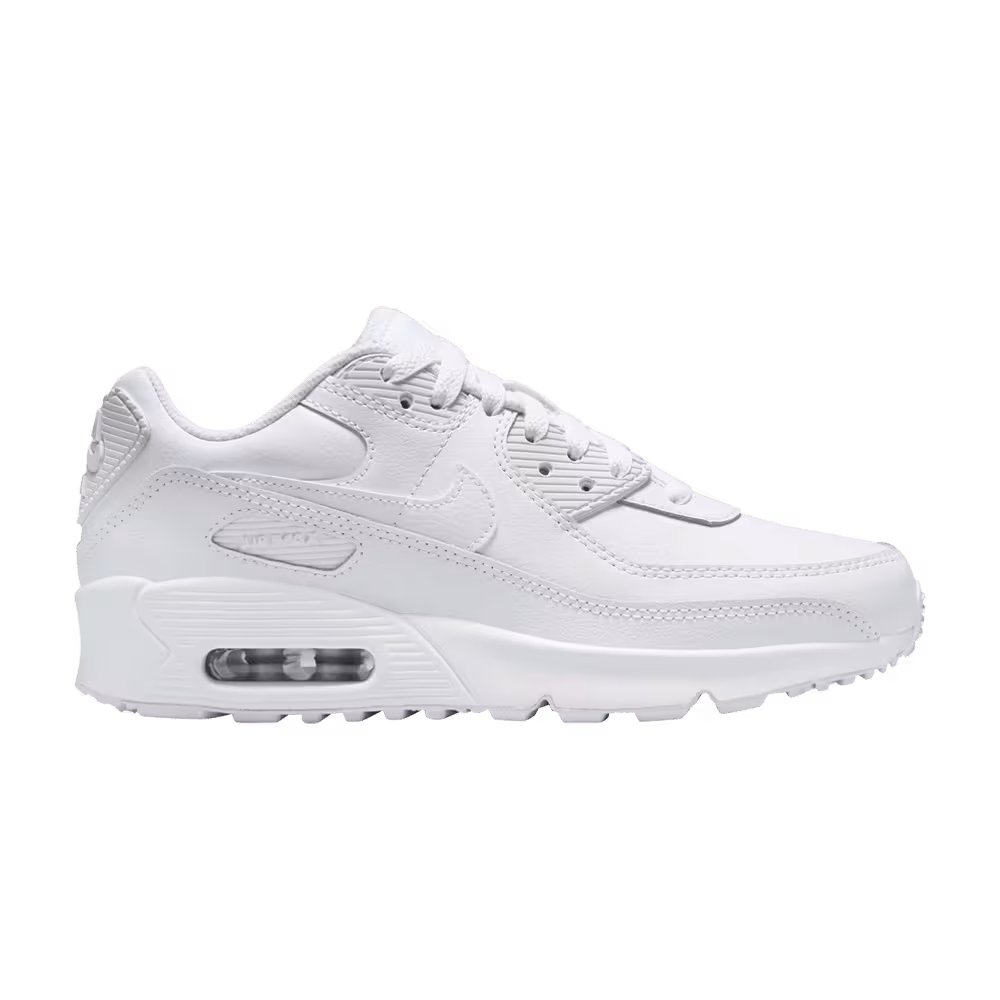 Nike Air Max 90 GS White Metallic Silver