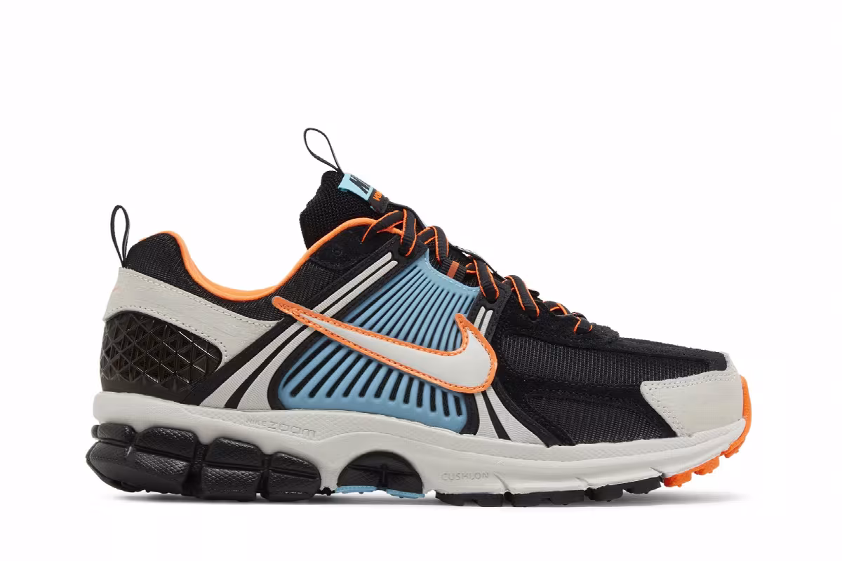 Nike Women's Air Zoom Vomero 5 Blue Gaze Total Orange, view 2