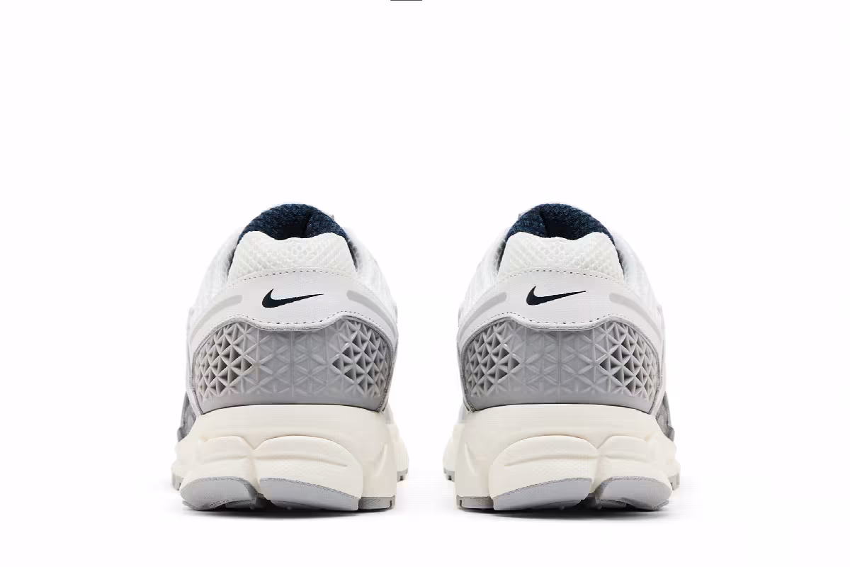 Nike Women's Air Zoom Vomero 5 White Armory Navy, view 7