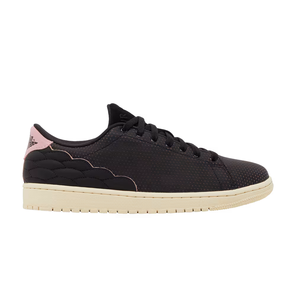 Air Jordan 1 Centre Court Perforated Black Pink