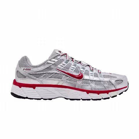 Nike P-6000 'Metallic Silver Gym Red'