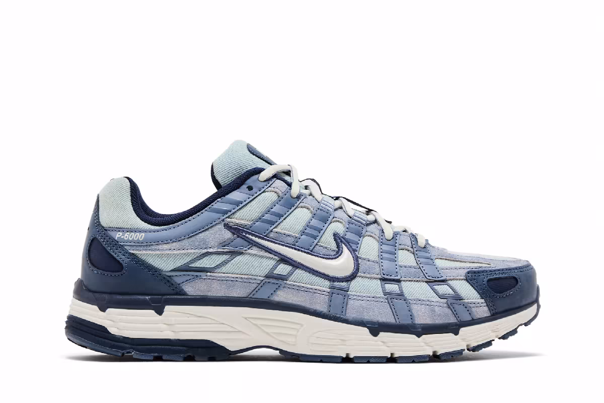 Nike P-6000 SE Worn Blue Denim, view 2