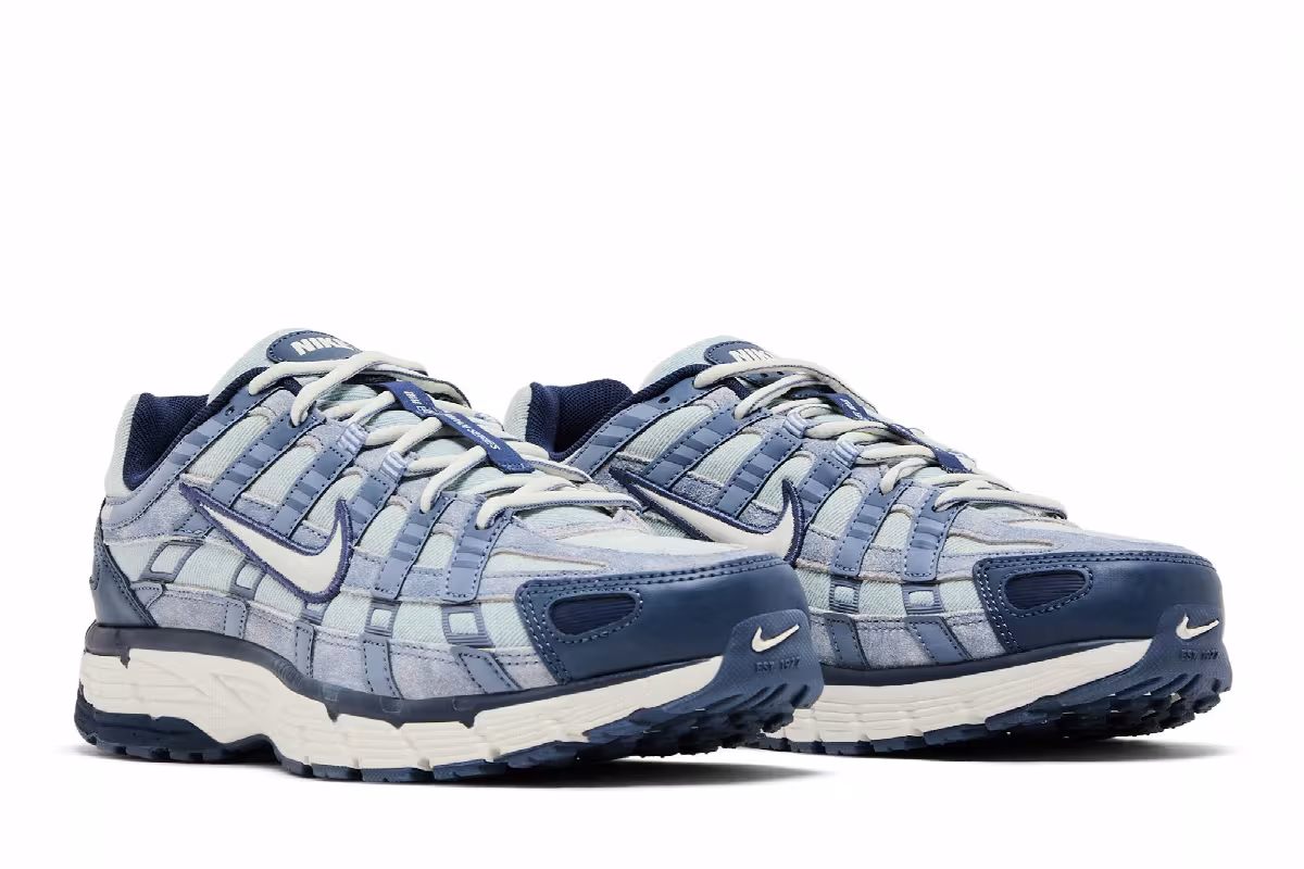 Nike P-6000 SE Worn Blue Denim, view 9