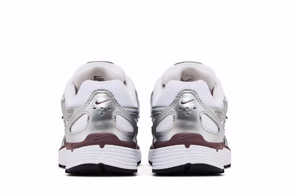 Nike Women's P-6000 White Metallic Silver, view 7