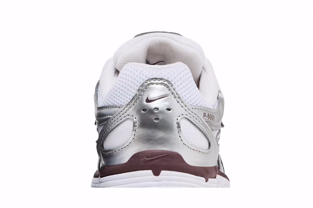 Nike Women's P-6000 White Metallic Silver, view 8