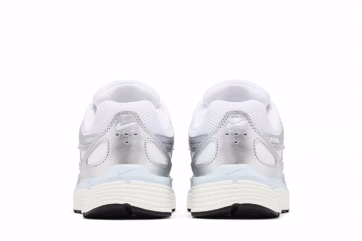 Nike Women's P-6000 White Metallic Silver, view 7