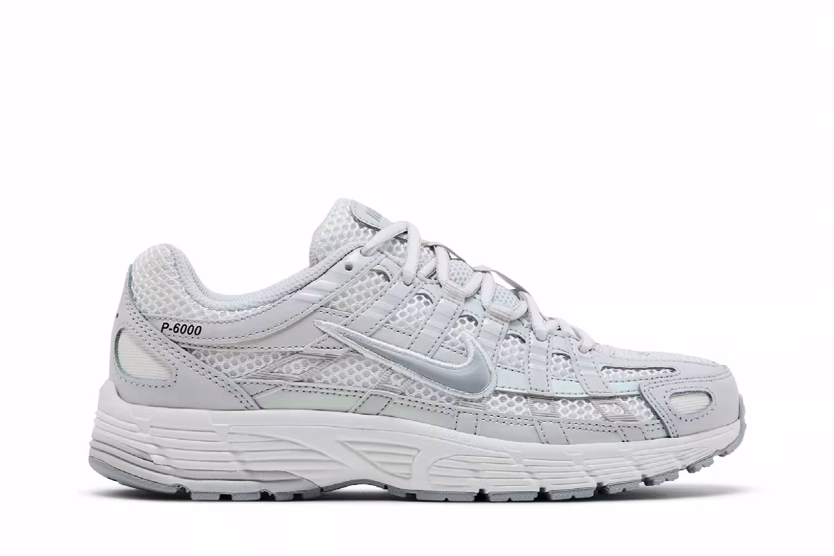 Nike Women's P-6000 SE Summit White Vast Grey, view 2