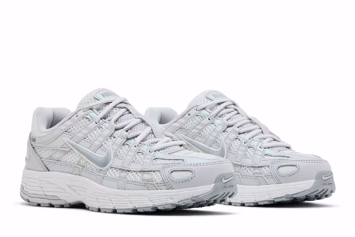 Nike Women's P-6000 SE Summit White Vast Grey, view 9