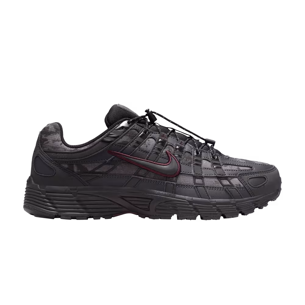 Nike Women's P-6000 Black Burgundy Crush