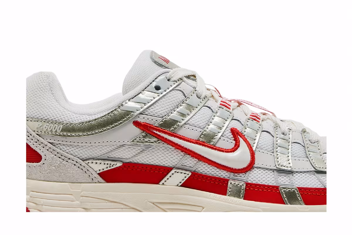Nike Women's P-6000 Sail Picante Red, view 3