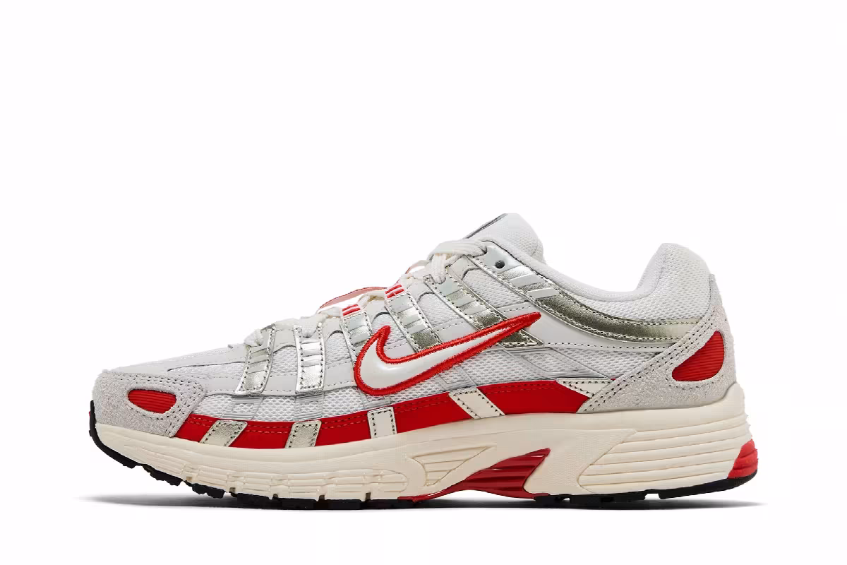 Nike Women's P-6000 Sail Picante Red, view 4