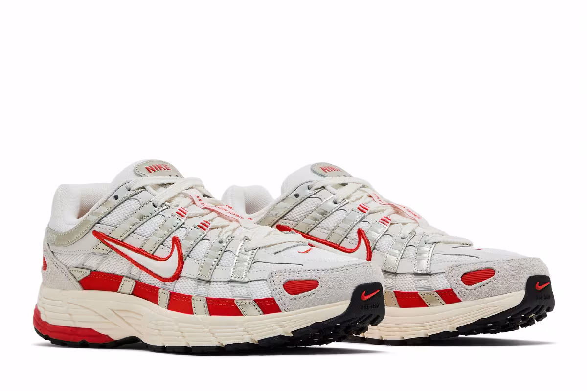 Nike Women's P-6000 Sail Picante Red, view 9