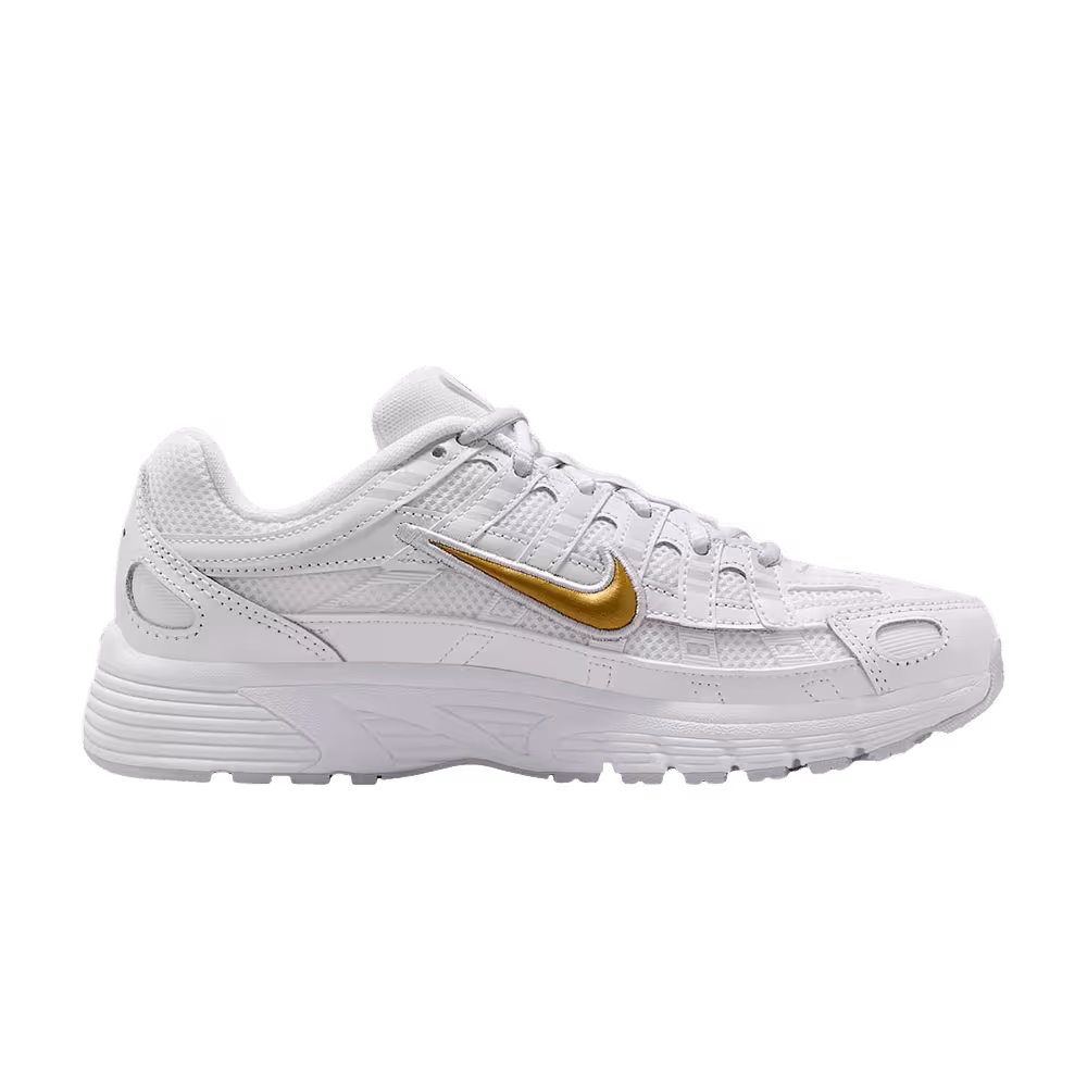 Nike P-6000 GS White Metallic Gold