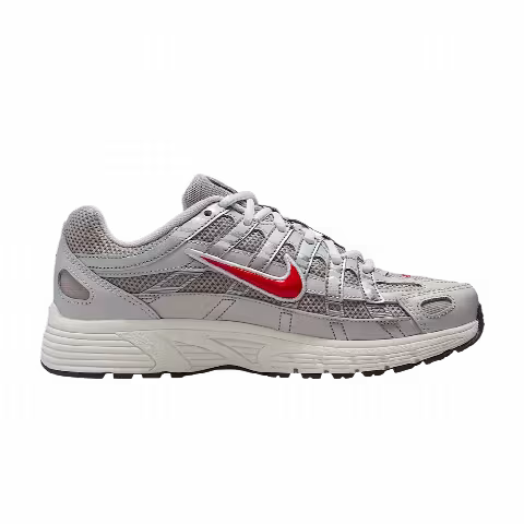 Nike P-6000 GS 'College Grey Fire Red'