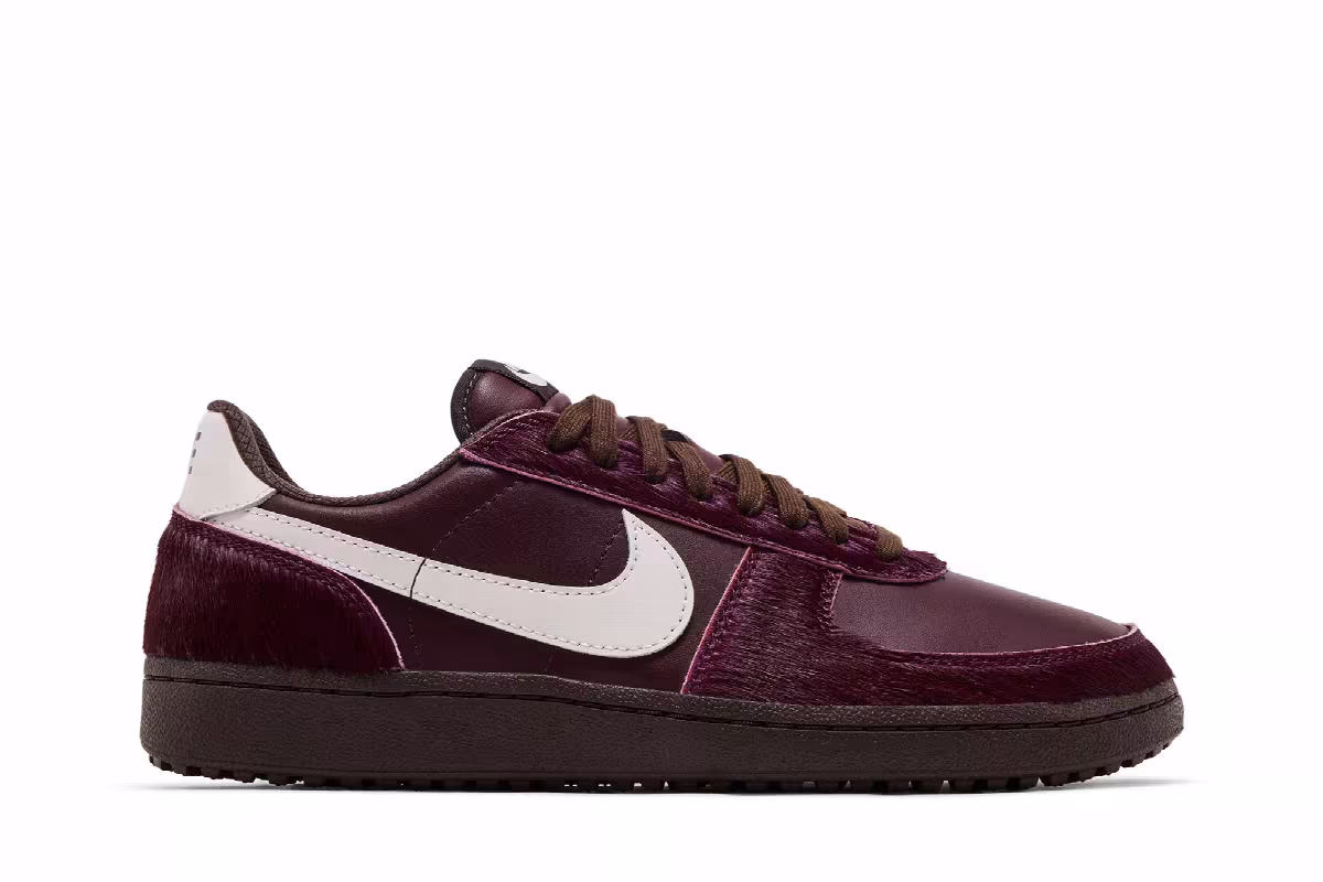 Nike Women's Field General 82 Burgundy Crush Pony Hair, view 2