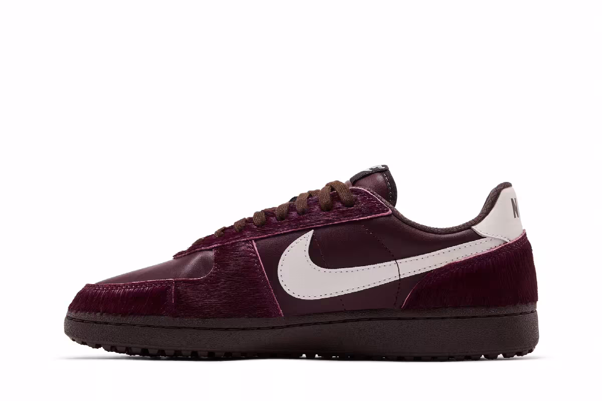 Nike Women's Field General 82 Burgundy Crush Pony Hair, view 4