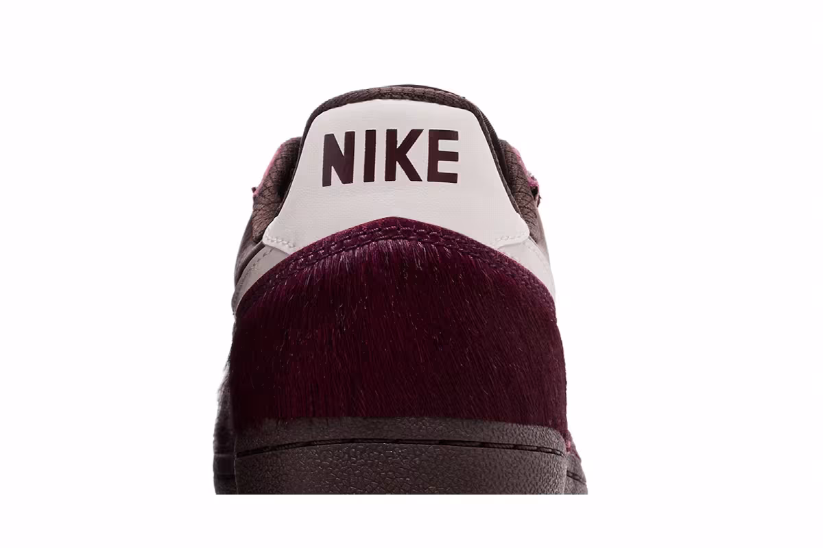 Nike Women's Field General 82 Burgundy Crush Pony Hair, view 8