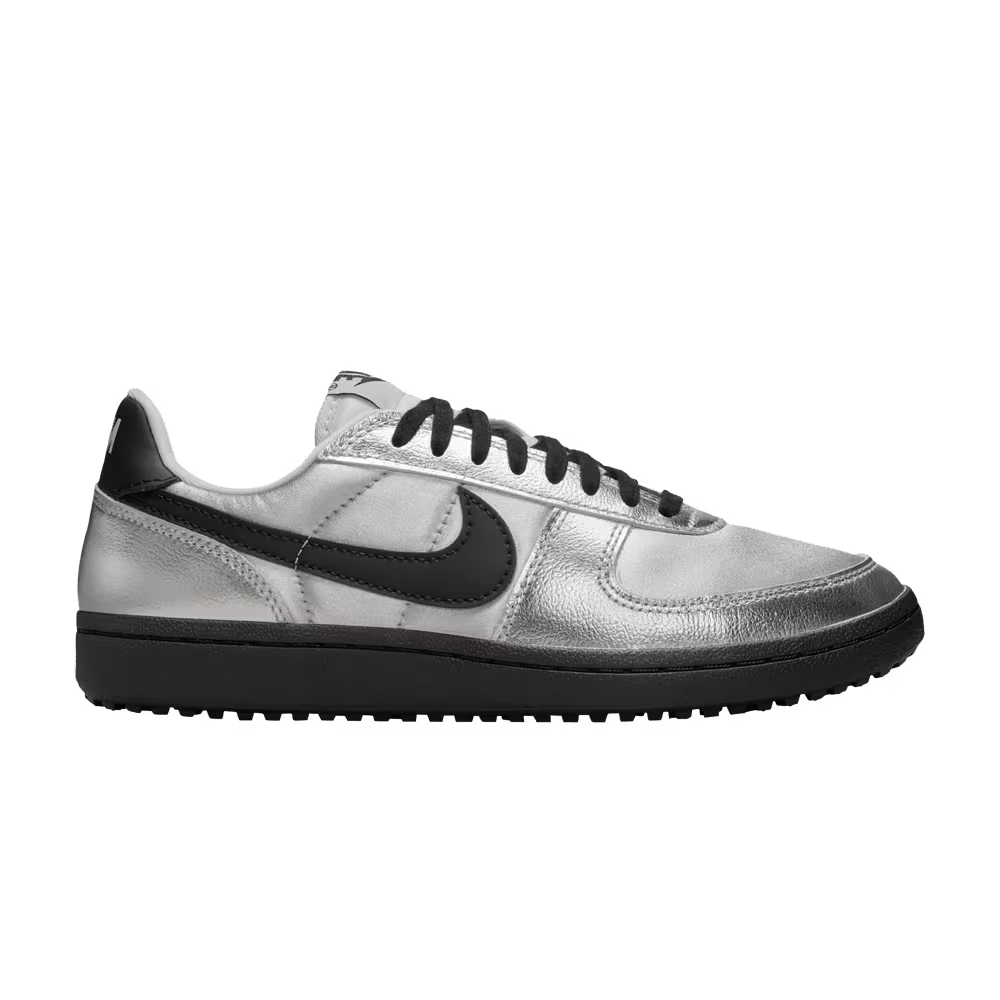 Nike Women's Field General 82 Metallic Silver Black