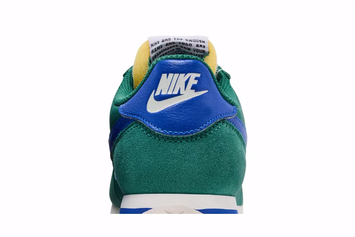 Nike Women's Cortez Evergreen Aura Hyper Royal, view 8