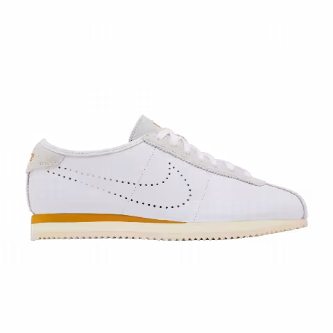 Nike Wmns Cortez Leather 'White Bronze Perforated Swoosh'