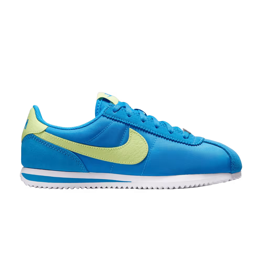 Nike Cortez GS Photo Blue Light Lemon Twist