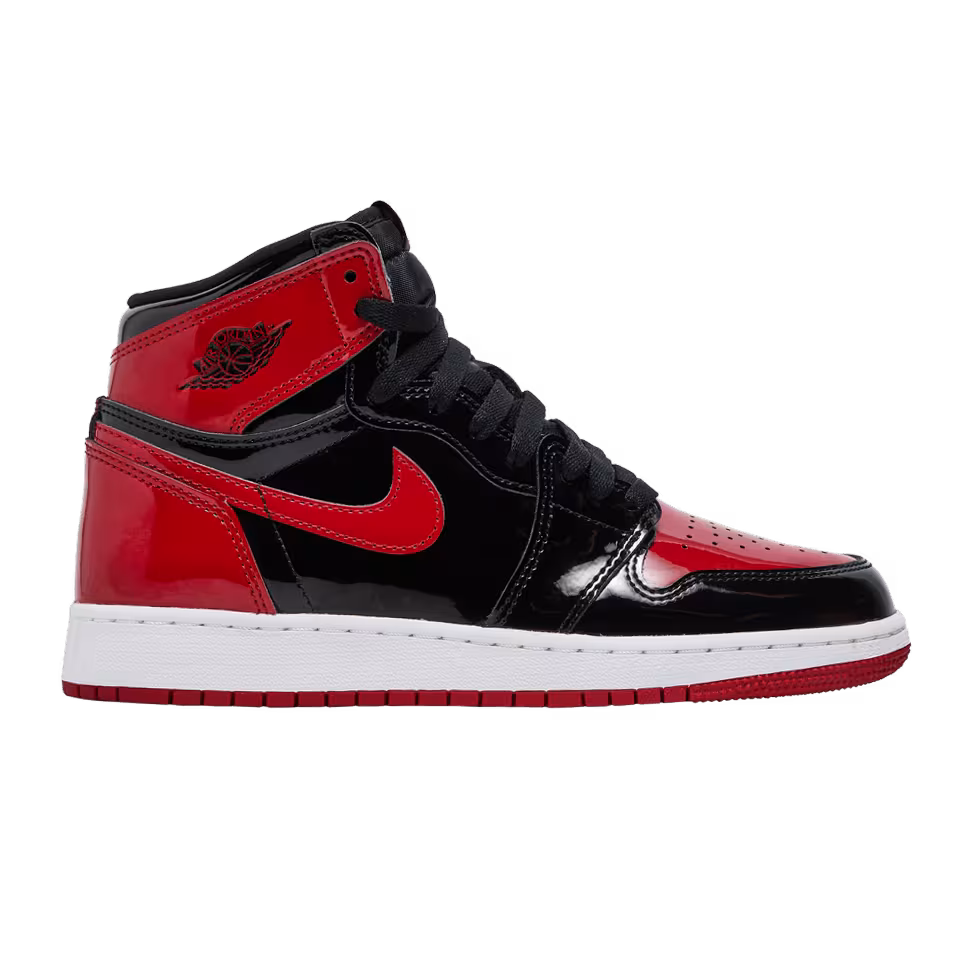 Air Jordan 1 High OG GS Patent Bred