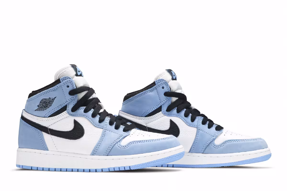 Air Jordan 1 High OG GS University Blue, view 9