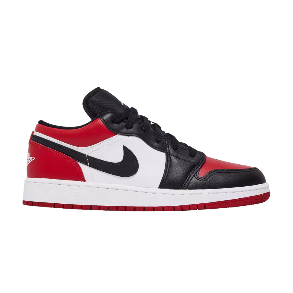 Air Jordan 1 Low GS Bred Toe