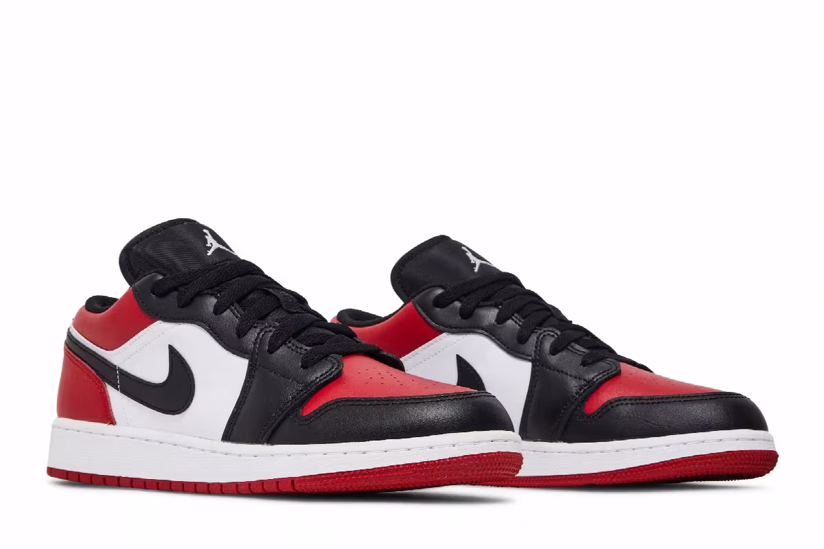 Air Jordan 1 Low GS Bred Toe, view 9