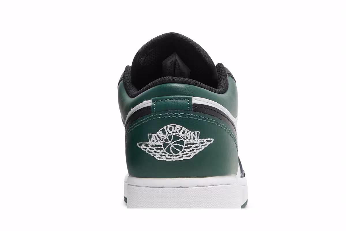Air Jordan 1 Low GS Green Toe, view 8