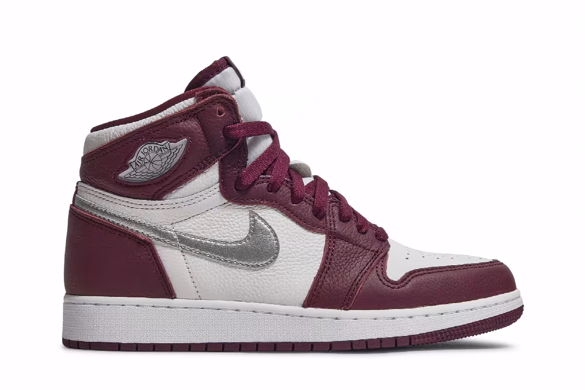Air Jordan 1 High OG GS Bordeaux, view 2