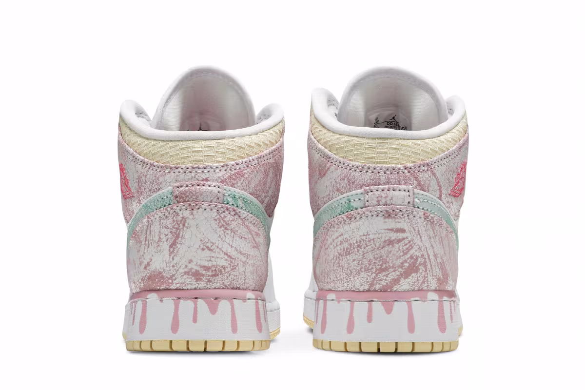 Air Jordan 1 Mid SE GS Ice Cream, view 7