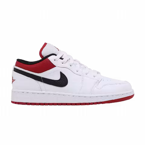 Air Jordan 1 Low GS 'White Gym Red'