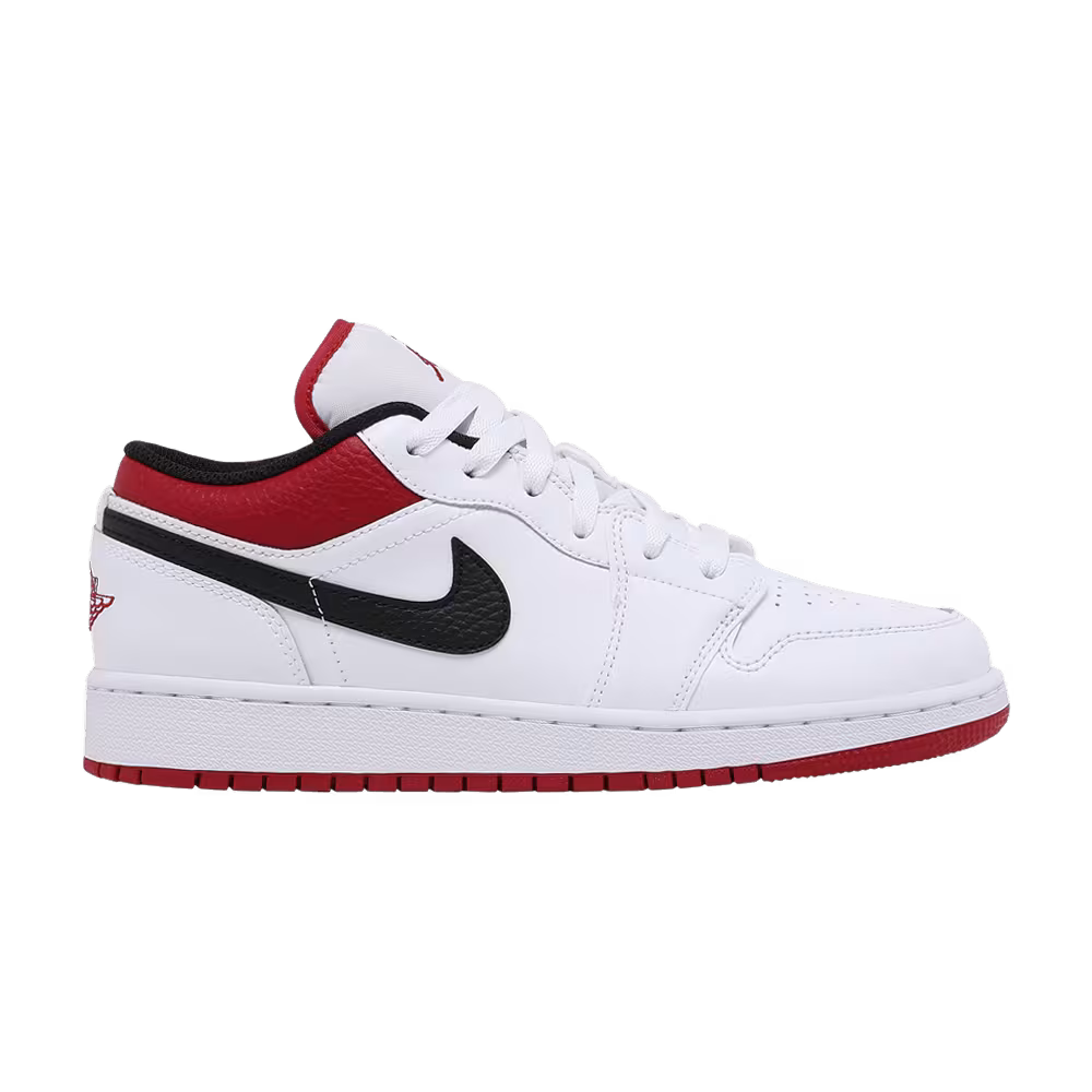 Air Jordan 1 Low GS White Gym Red