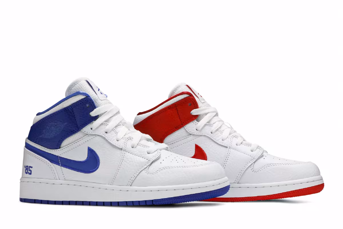 Air Jordan 1 Mid GS 85, view 9