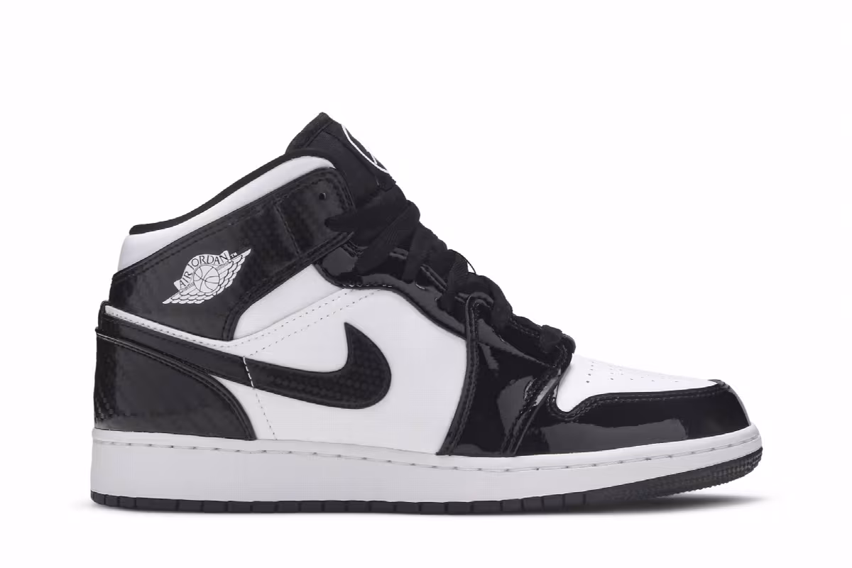 Air Jordan 1 Mid SE GS All Star 2021, view 2