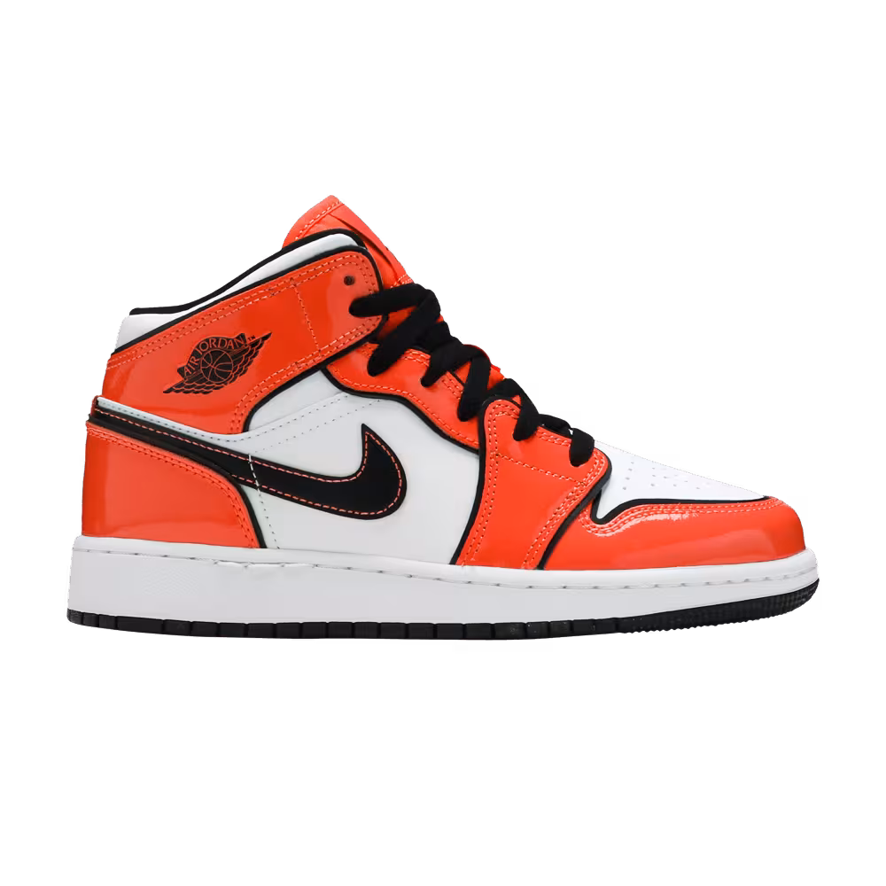Air Jordan 1 Mid SE GS Turf Orange