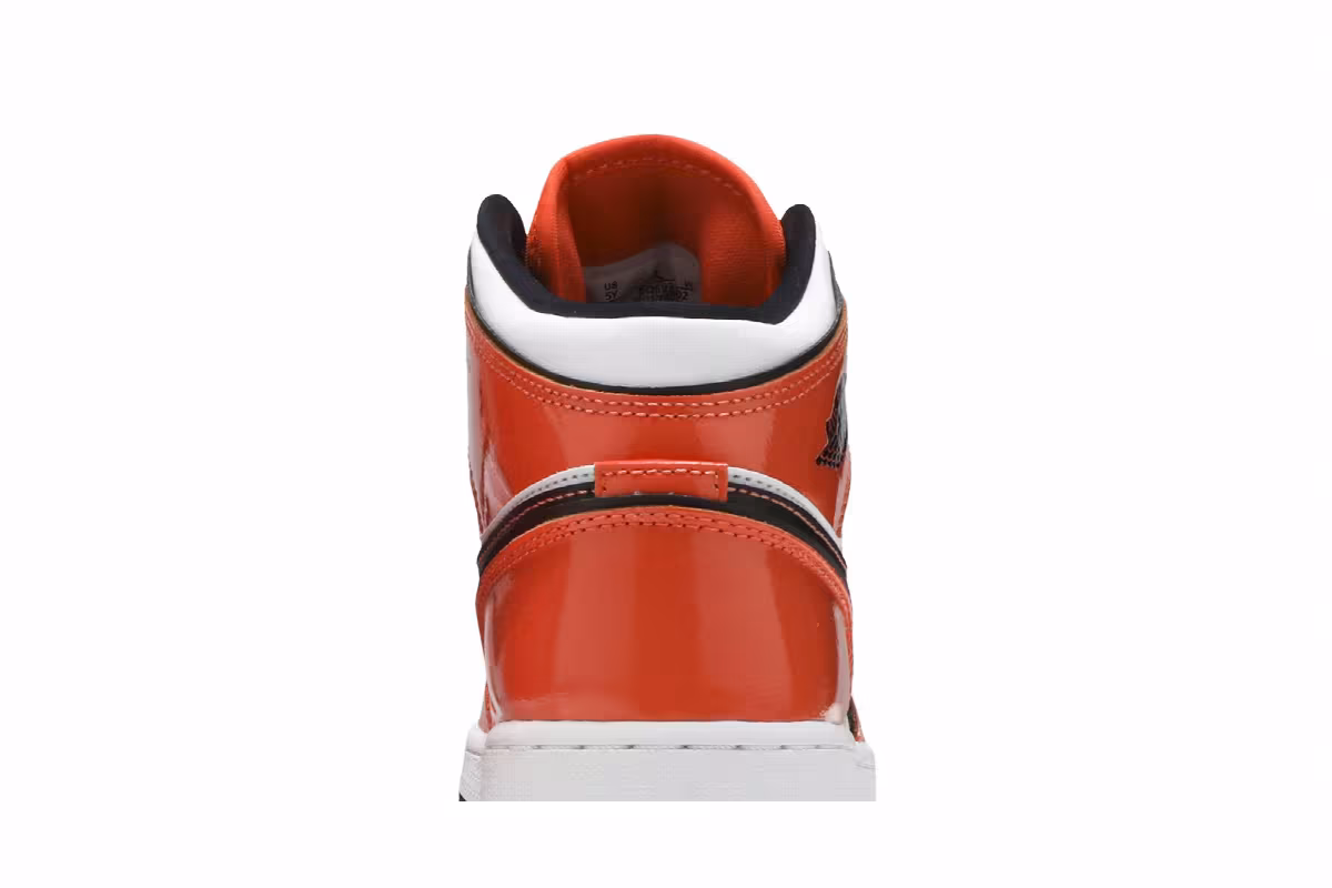 Air Jordan 1 Mid SE GS Turf Orange, view 8