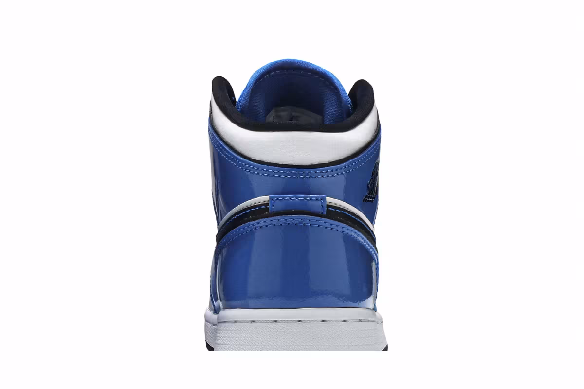 Air Jordan 1 Mid SE GS Signal Blue, view 8
