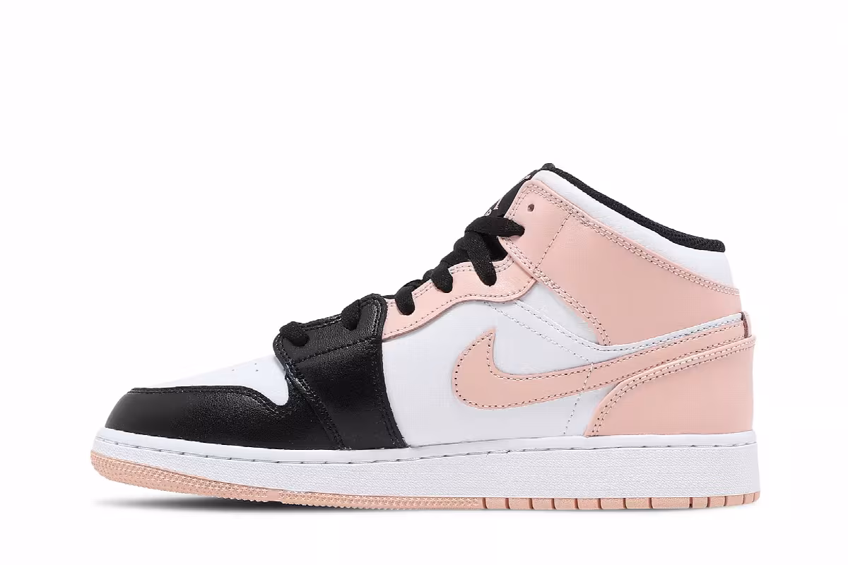 Air Jordan 1 Mid GS Crimson Tint, view 4
